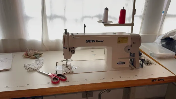 Máquina de Costura Industrial Sew Strong BSS-5550 Completa - Ótimo Estado