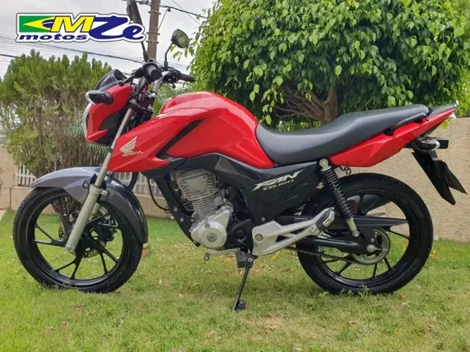 HONDA CG 160 FAN 2024 VERMELHA COM 25.000 KM