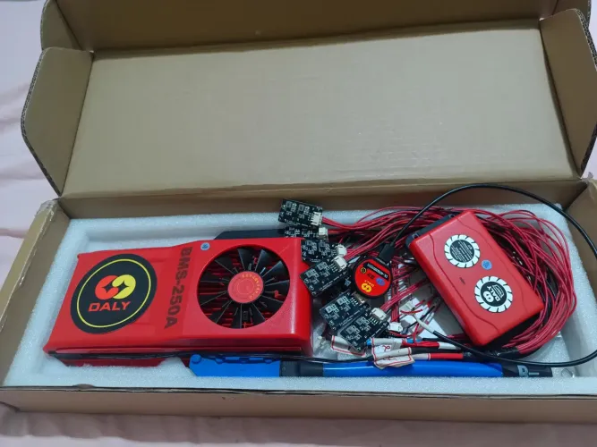 BMS DALY 250A - SMART Sistema de gerenciamento de bateria lítio 3S 12v