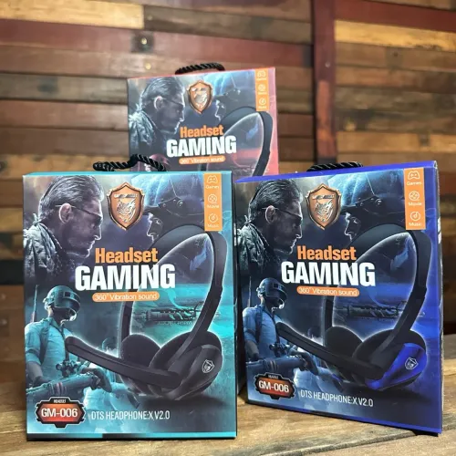 Headset Gamer GM-006 - 360° Vibration Sound ENTREGAMOS