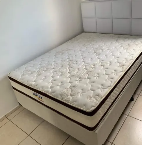 Cama Box Casal com Colchão Biflex D45 