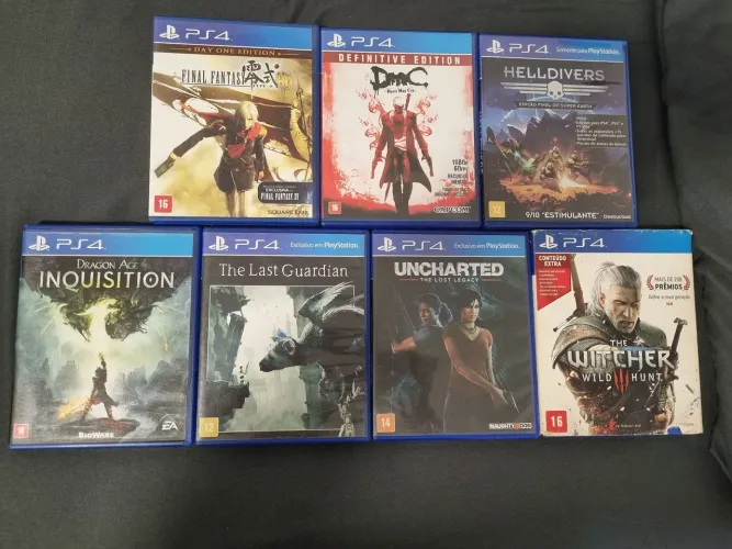 Jogos de PS3 e PS4 (Preços na Descrição)