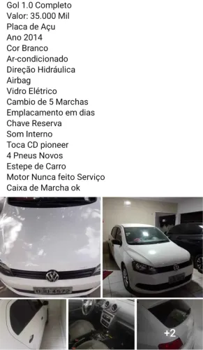 Volkswagen Gol Geração VI 1.0 8V MI Total Flex Mec. 4P 2014