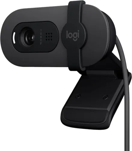 ? Webcam Logitech Brio 100 Full HD - Perfeita, Pouco Uso!