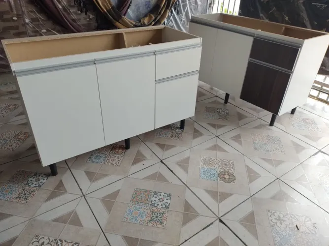 Balcão de pia cozinha branco - novos