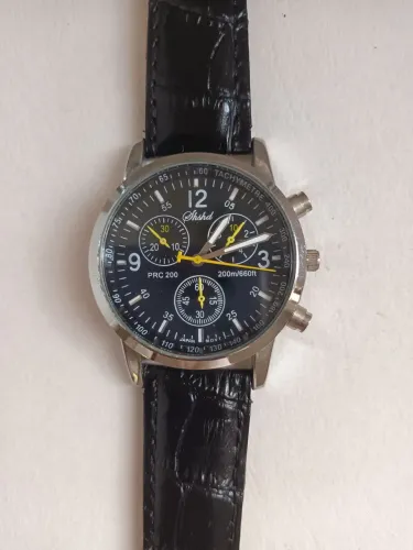 Relógio masculino pulseira preta