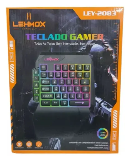 Teclado Gamer Lehmox LEY-2083 - Novo