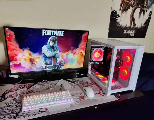 PC Gamer Ryzen 5 5500 | RX 7600 | 16GB | SSD 512GB | Monitor 27? 165Hz | Completo!