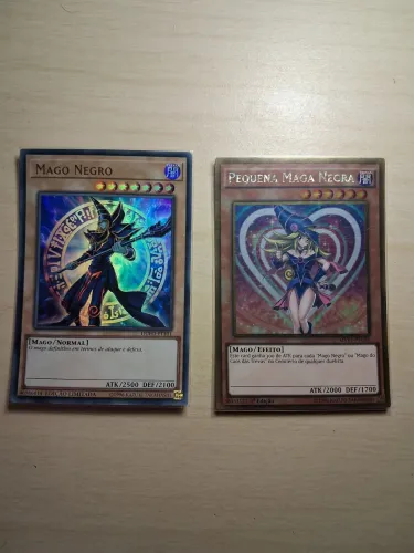 [Cartas Originais] Mago Negro e Pequena Maga Negra