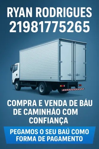 Baú de 7 metros fundo de chapa 