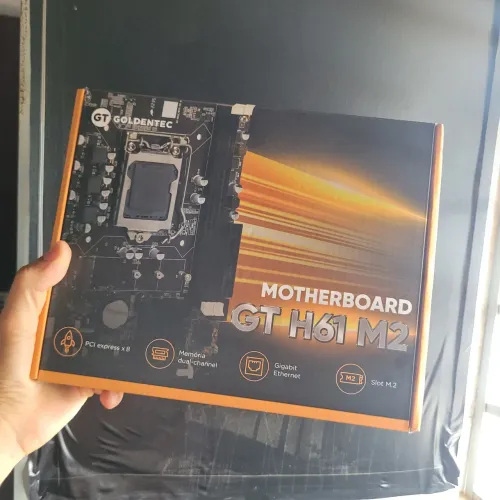 (Defeito)Placa mãe Goldentec gt h61 m2 DEFEITO