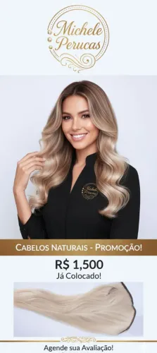 Alongamento de cabelo natural o