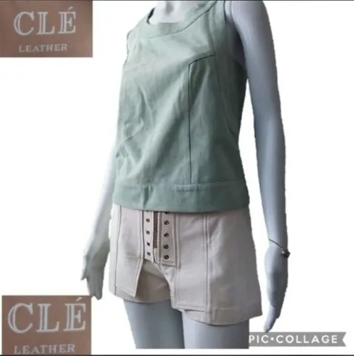 Roupas  de couro da grife  Clé original
