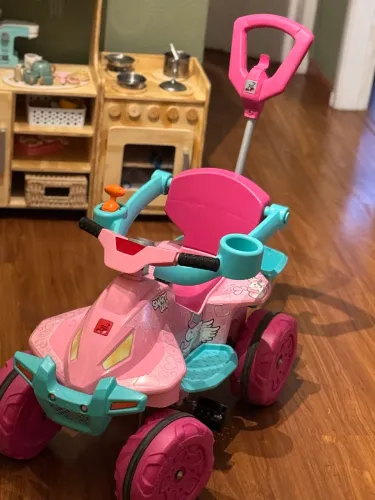 Quadriciclo Infantil Passeio a Pedal - Smart Quad Rosa