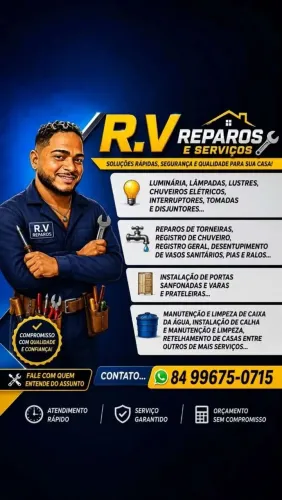 Encanador, Eletricista e Pintor