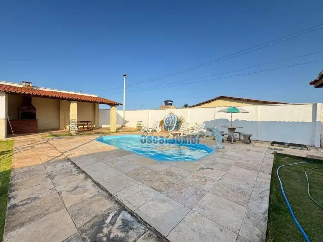 Casa com 5 dormitórios à venda, 350 m² por R$ 490.000,00 - Colônia de Férias do Pecém - Sã