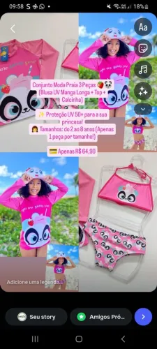 Biquíni infantil