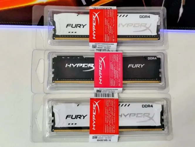Memória ram DDR4 8gb 3200mhz HyperX Fury