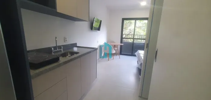 Studio para locação em Moema, totalmente mobiliado