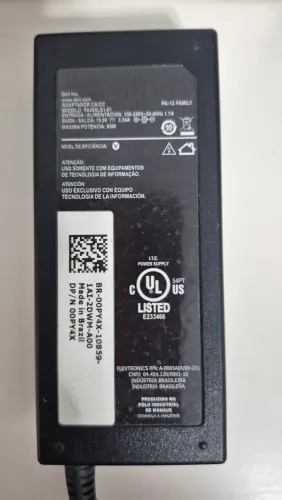 Fonte Carregador Dell Original FA065LS1-01 19,5V 3,34A 65W