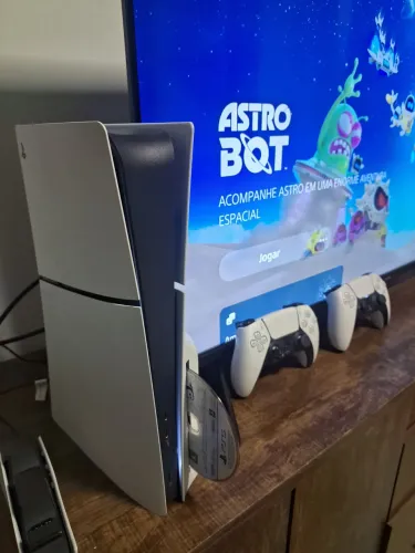 PS5 Slim 1TB com Leitor + Nota Fiscal