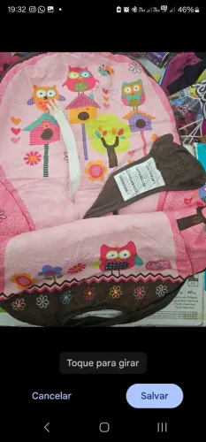 Cadeirinha de bebê menina