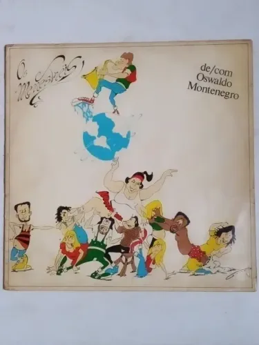 LP Oswaldo Montenegro Menestréis C/ Deborah Blando Vinil 1986