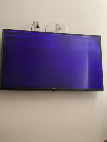 Tv LG 43 não aparece imagem, só som retirar peças 