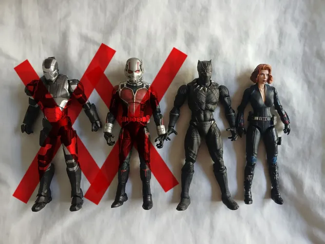 Pantera Negra e Viúva Negra Bandai Shf