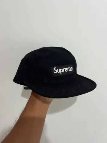 Boné Supreme Wool Camp Black