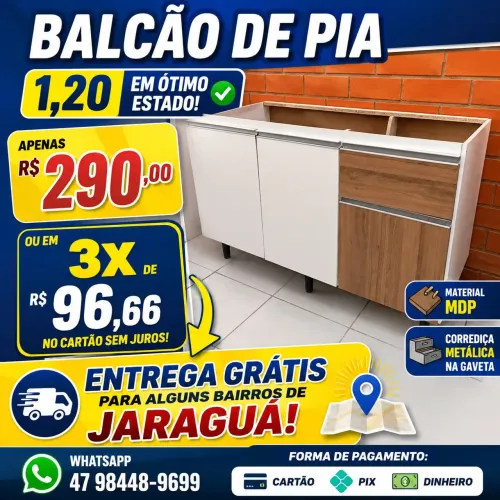 BALCÃO DE PIA EM ÓTIMO ESTADO.