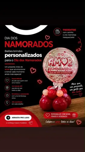 Balão dia dos namorados