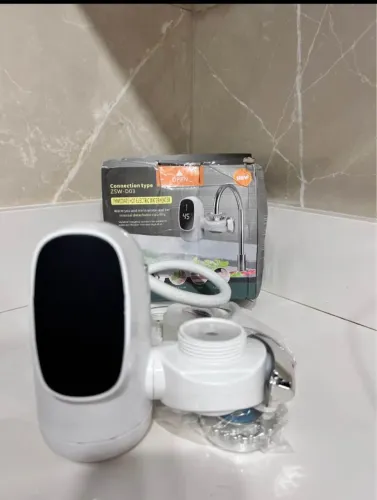 Aquecedor de Água Elétrico Instantâneo para Torneira, com Display Digital