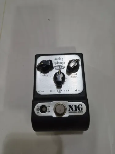 Pedal de Guitarra NIG Pocket Analog Tap Tempo Delay - Mini pedal raro, excelente estado