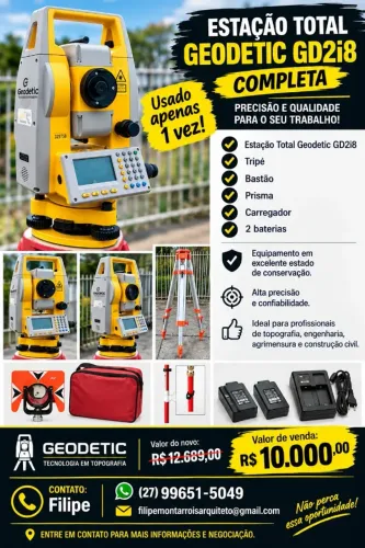 Estação Total Geodetic GD2i8