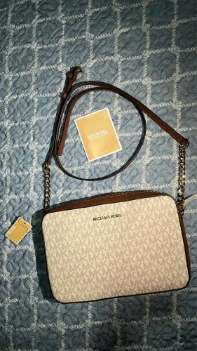Bolsa Crossbody com monograma MK original