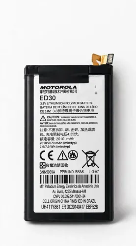 Bateria Motorola ED30 Original 2010mAh Moto G 1ª Geração XT1032 XT1033