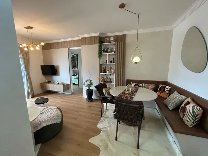 Vendo Apartamento mobiliado 2 Qtos vista Mar