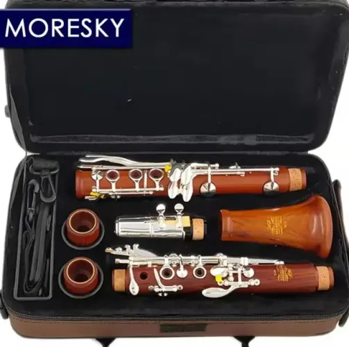 Clarinete Moresky M13 Rosewood Novo Marrom-claro