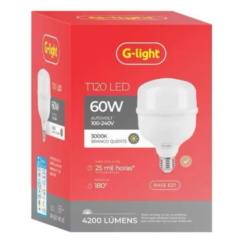 Lâmpada Led 60w Branco Frio Bivolt