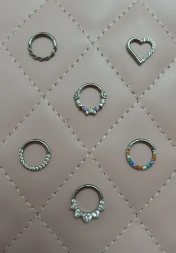Piercings daith em Titânio grau de implante