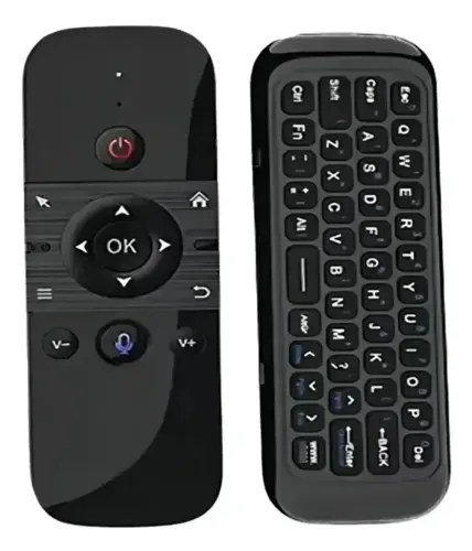 Controle Remoto Air Mouse Teclado 2.4g Com Voz Mouse Para Tv e BOX
