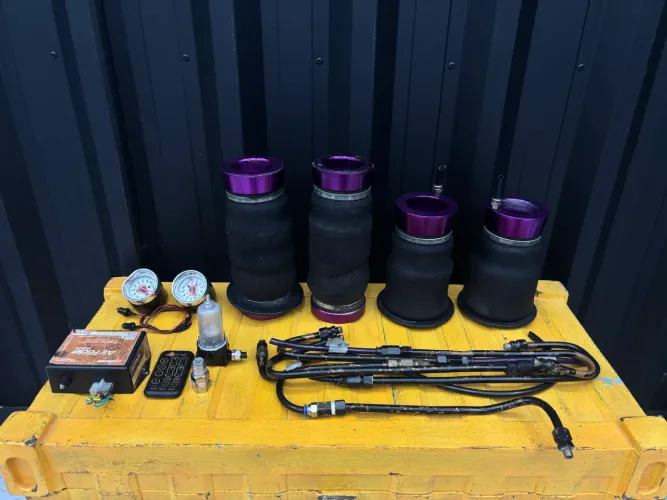 KIT SUSPENSÃO A AR CASTOR AIR RIDE BLACK