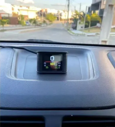 Marcador de Temperatura Digital do motor, voltagem e Velocímetro outros - Automático -OBD2