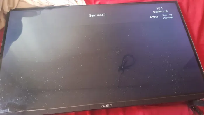 Anúncio uma smarttv 32 polegadas ,aiwa,usada,nunca deu problema, em bom uso