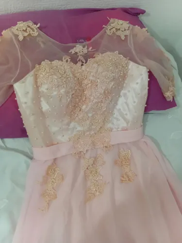 Vestido novo, com etiqueta, rosa tamanho G