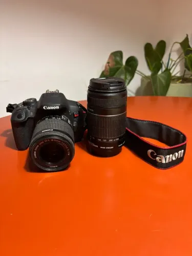 Canon EOS Rebel T5i + Lentes + Cartão de memória