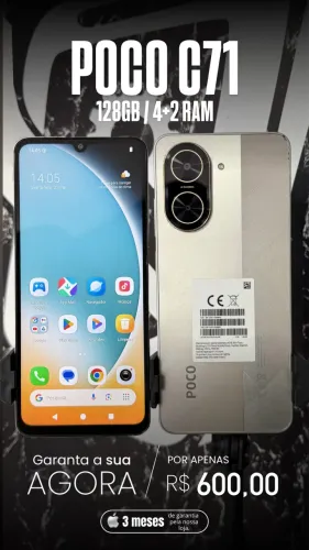 Poco C71 128GB / 4+2 RAM