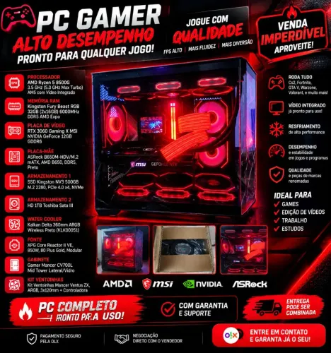 PC gamer Alta performance
