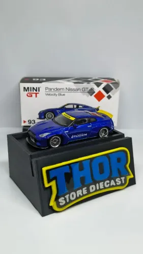 Pandem Nissan GT-R (R35) AZUL - Mini GT #93